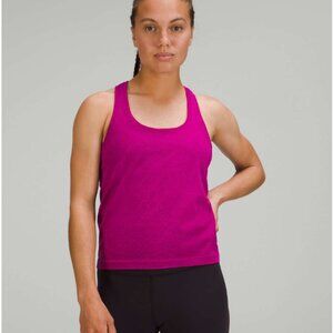 Lululemon Swiftly Tech Racerback Tank 2.0  Distorted Noise Neon Magenta Purple